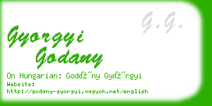 gyorgyi godany business card